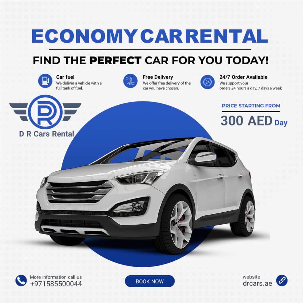 10 economical cars for rent in Dubai