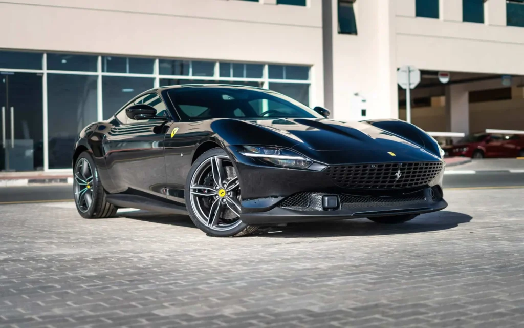 Rent Ferrari Roma in Dubai, Monthly car rental in dubai