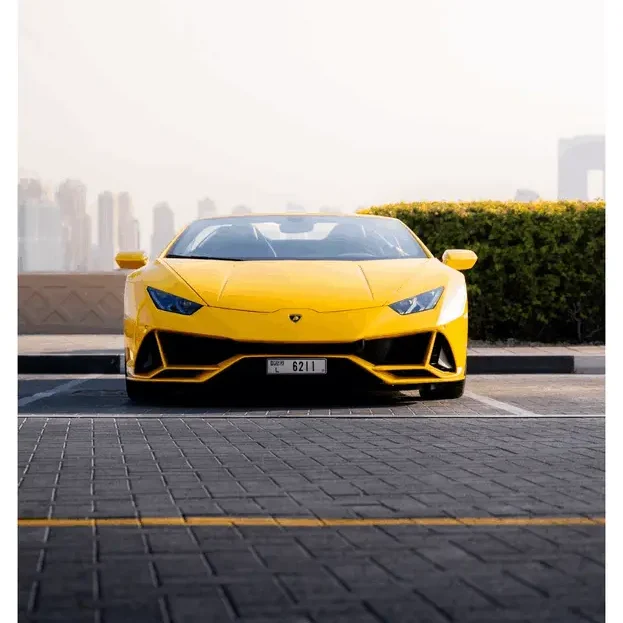 Lamborghini Huracan Evo Spyder Yellow